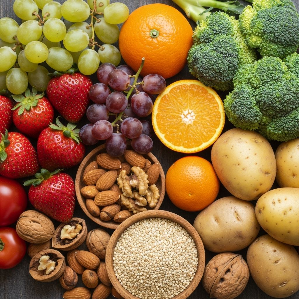 Fresh wholesome foods representing our educational mission