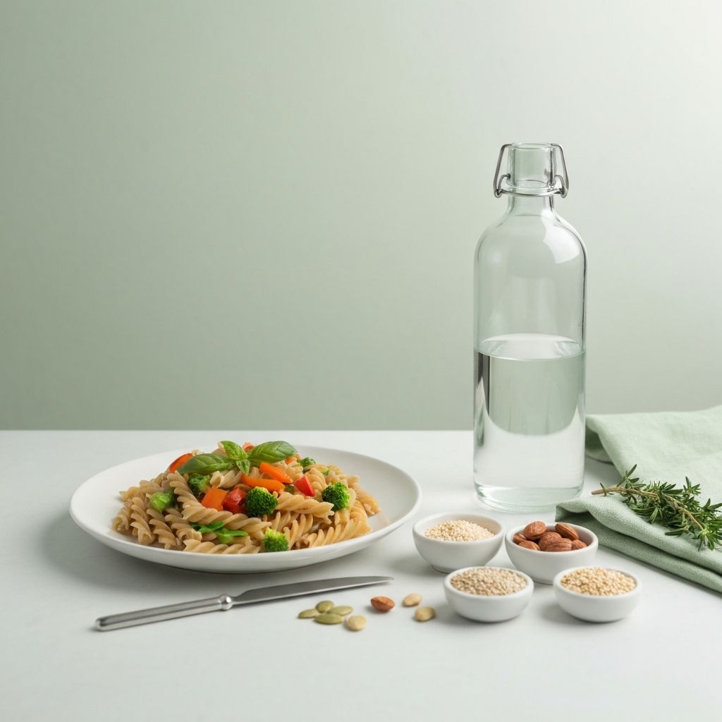 Healthy lifestyle activities and fresh food